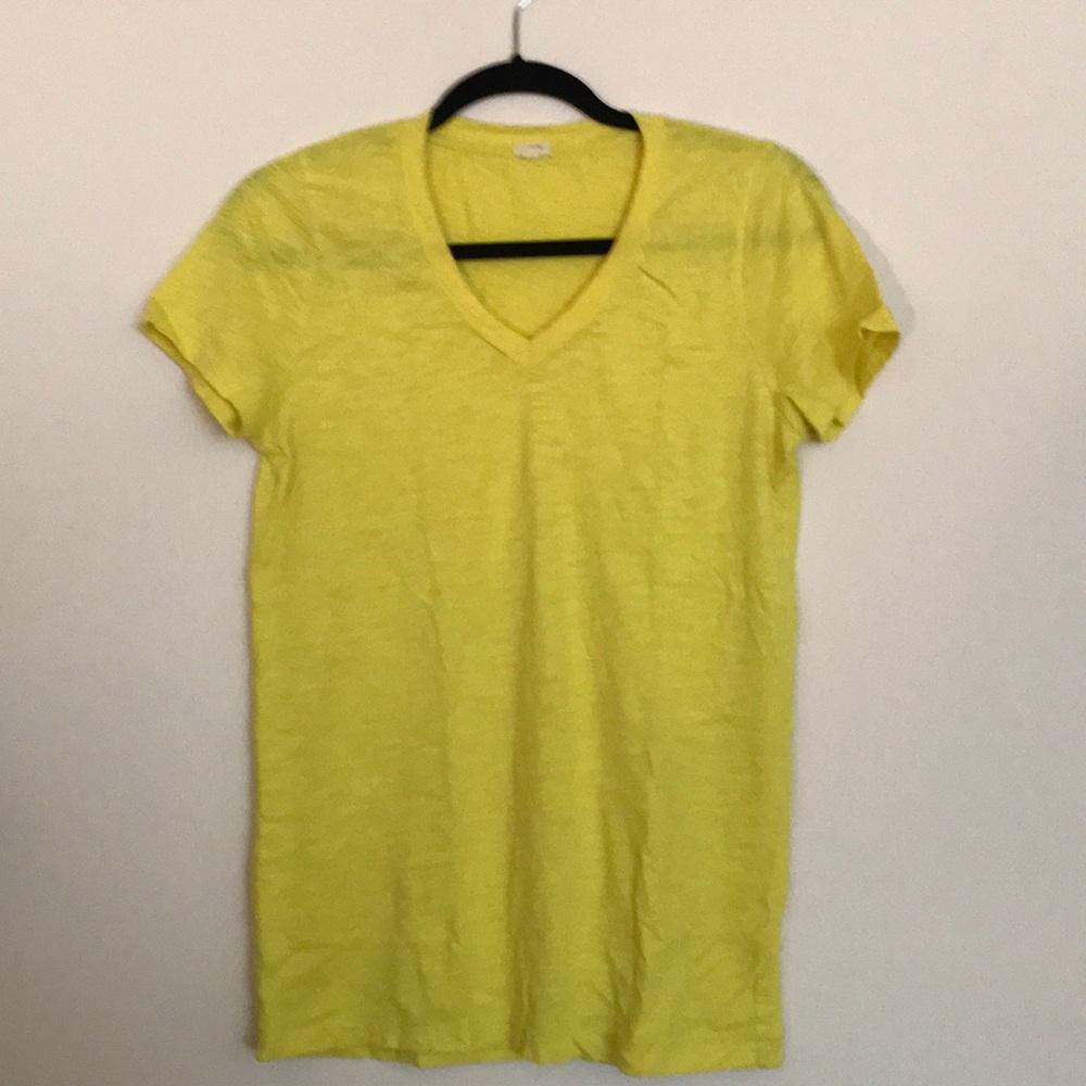 Yellow jcrew T-shirt